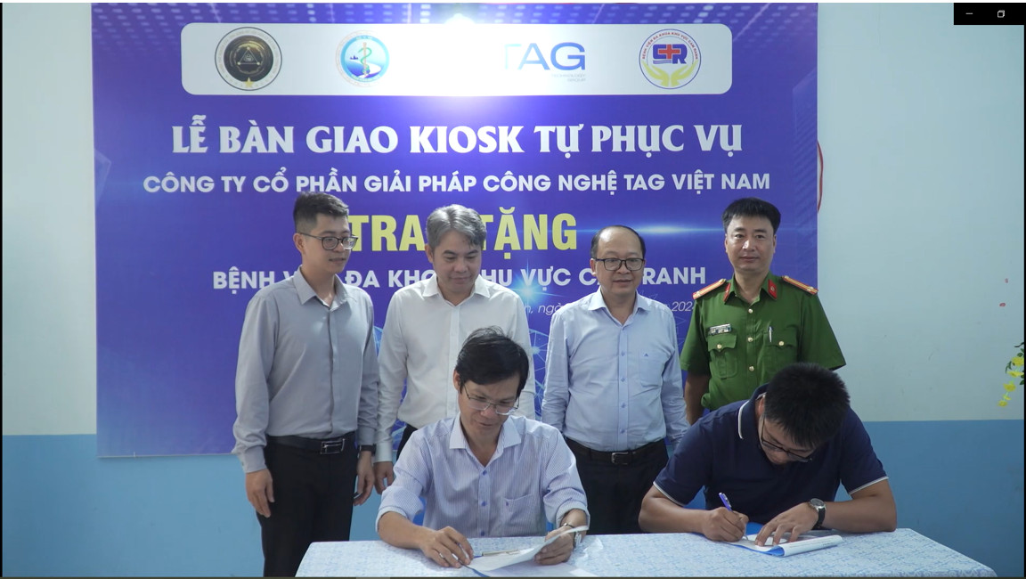 Lễ ký kết hợp đồng tại Bệnh viện đa khoa khu vực Cam Ranh