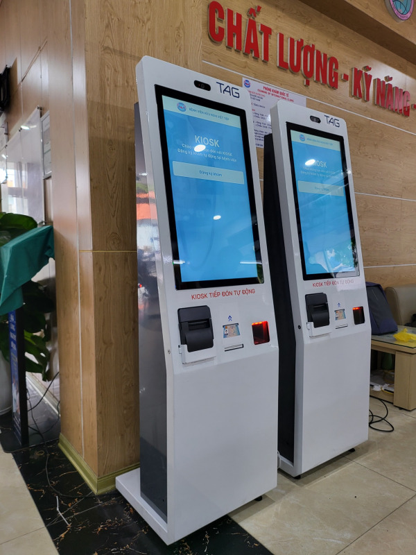 Kiosk tiếp đón BV Việt - Tiệp Hải Phòng 2