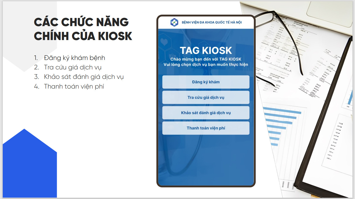 Các chức năng chính của Kiosk