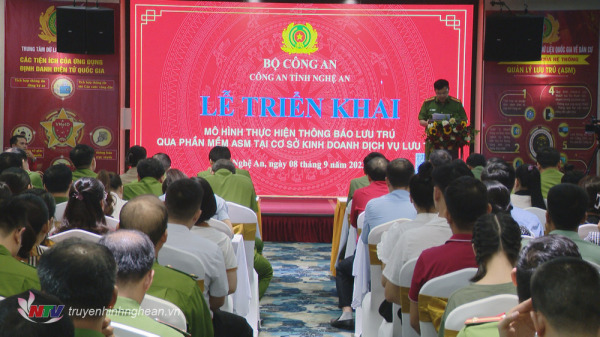 Nghệ An: Triển khai mô hình thực hiện thông báo lưu trú qua phần mềm ASM